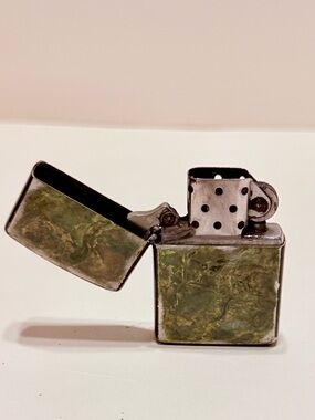 1991 Vintage Zippo Lighter Distressed Grunge Aesthetic